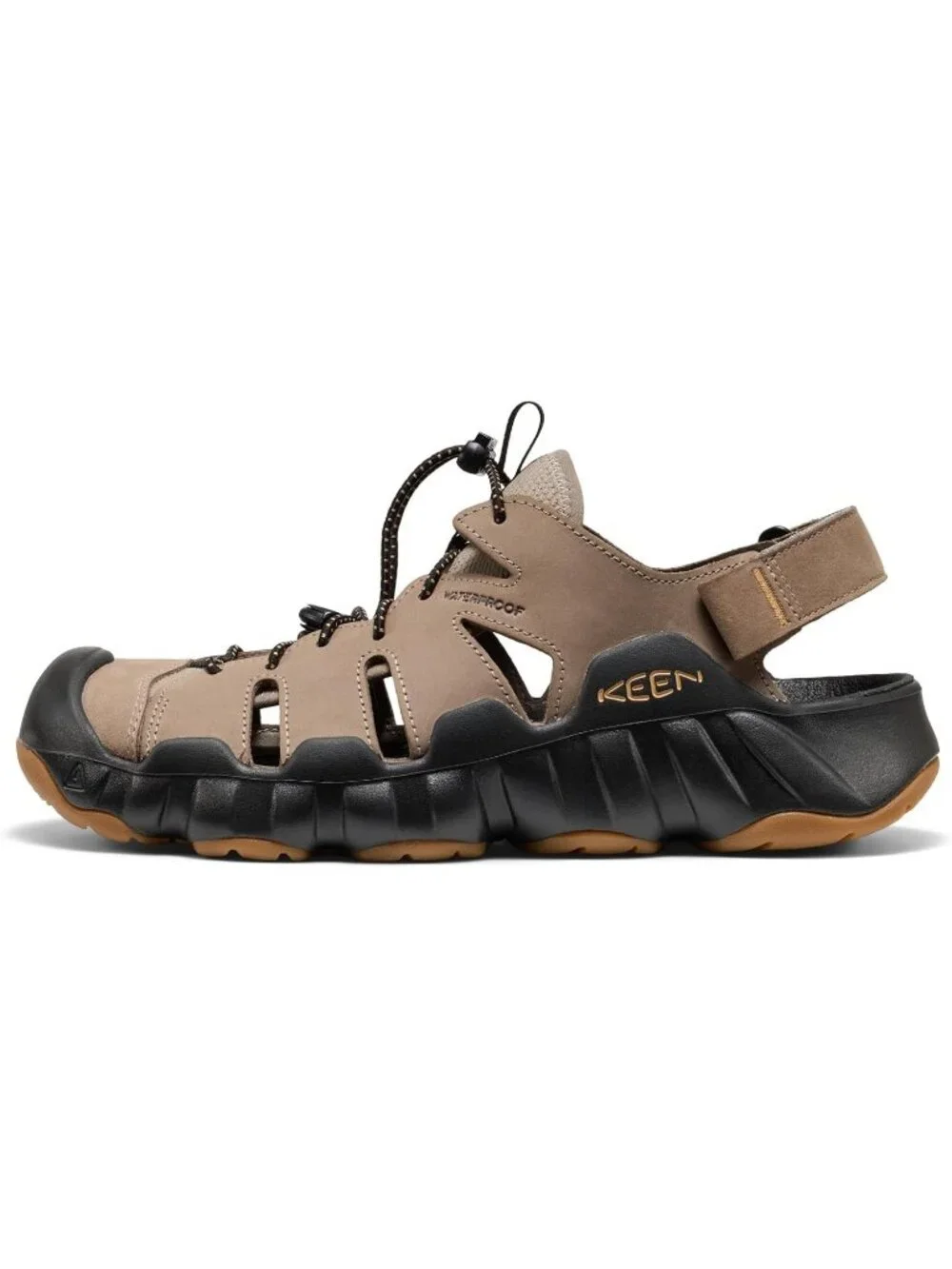 Men's Brindle Oak Buff Hyper port Closed Toe Breathable Easy On Sandal Shoes